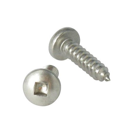 1 x Thread Rolling Screw Pan Head Square 4.8X32 Square 2 Stainless Steel A2