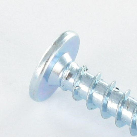 1 x Euro screw Mushroom Pozi N°2 6.3X13 Zinc Plated Head Diameter: 10.5 For