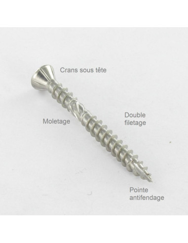 1 x Decking Screw Double Thread Countersunk...