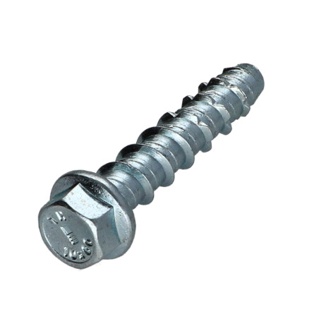 1 x Screw For Concrete Hexagonal Head Flange T18 12X90 Zinc Plated