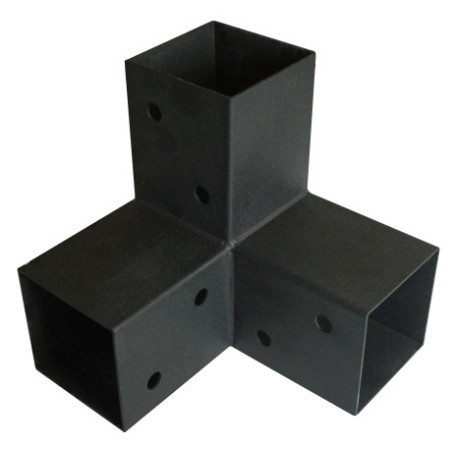 1 x Anchor Plate EXPRESS 3 Directions Black Zinc Plated 92X185X182