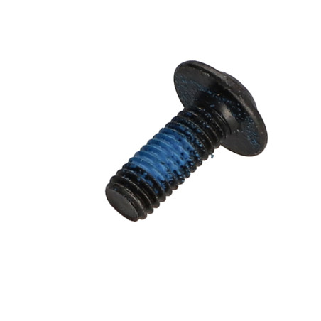 1 x Machine Screw Large Round Head Hexagon Recess Flange Hexagon Socket 4 M6X16 Class 10.9 Black Zinc Plated +FRF