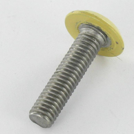 1 x Machine Screw flat Hexagon Socket 4 M6X25 Zinc Plated Head RAL1002