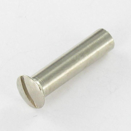 1 x Nut Binder Pan Countersunk Head Slotted M4X13 5.4X24 Brass