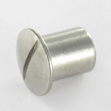 1 x Nut Binder Pan Head Slotted 12.5X15 M8X12 Stainless Steel