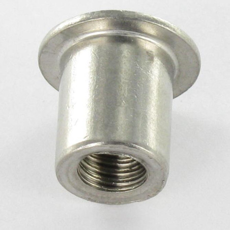 1 x Nut Binder Pan Head Slotted 12.5X15 M8X12 Stainless Steel