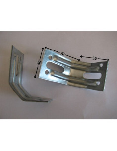 Brackets fixation ADJUSTABLE 70X55X40 Thickness 2 Zinc... 2