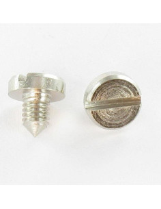 Machine Screw Nickel Plated Large Pan Head Slotted 8X8.3...