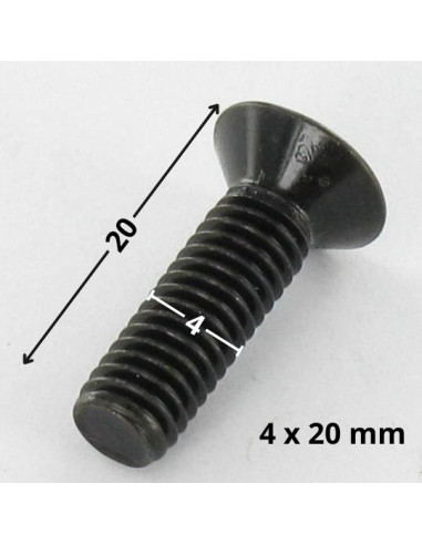 1 x Machine Screw Countersunk Head Pozi 2 M4X20...