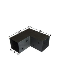 Anchor Plate EXPRESS In L Black Zinc Plated 72X165X163.5 2