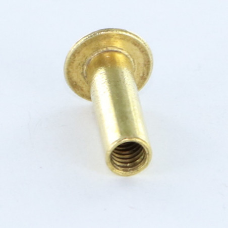 1 x Nut Binder Pan Head Slotted M4X12 5X16 Brass