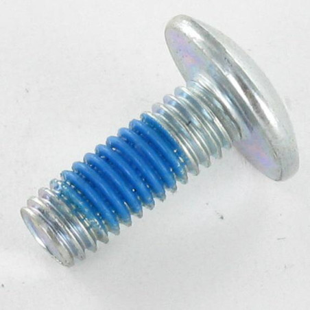 1 x Screw Mushroom M6X16 Hexagon Socket 4 Zinc Plated Patch Nylon