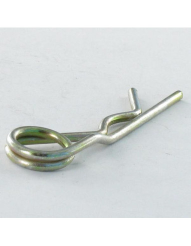 1 x Pin R Clip Double 4 Zinc Plated