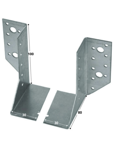 1 x Sets 2 joist hanger Left Right Sendzimir...