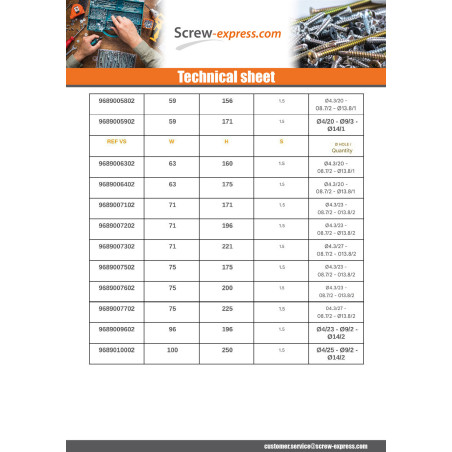 1 x Joist Hanger BEAM B LIP Long Sendzimir 46X121