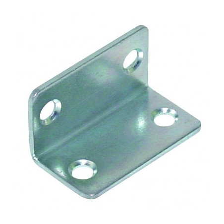 1 x Brackets 25X25X45 Diameter 6 Zinc Plated