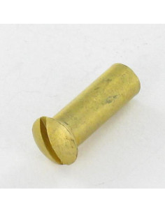 Nut Binder Pan Countersunk Head Slotted M4X12 5X16 Brass