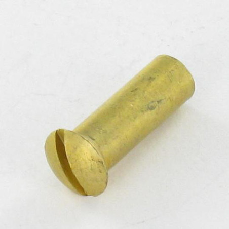 1 x Nut Binder Pan Countersunk Head Slotted M4X12 5X16 Brass