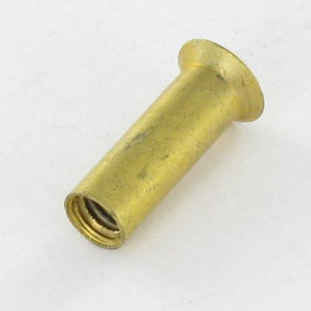 1 x Nut Binder Pan Countersunk Head Slotted M4X12 5X16 Brass