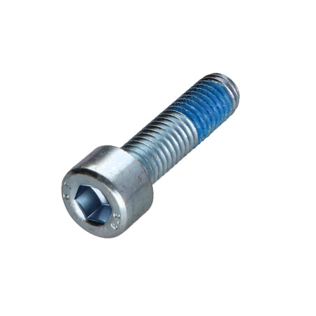 1 x Machine Screw Socket Head M8X30 Thread Length: 28 Class 8.8 Hexagon Socket 6 Zinc Plated Patch Nylon