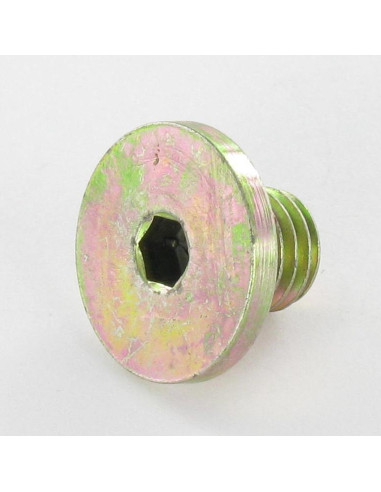 1 x Machine Screw Yellow Zinc Flat Head 20X13...