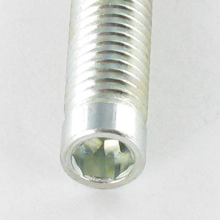 1 x Machine Screw Zinc Plated Set Screw M8X35 Thread Length: 30 Flat Point Hexagon Socket 5