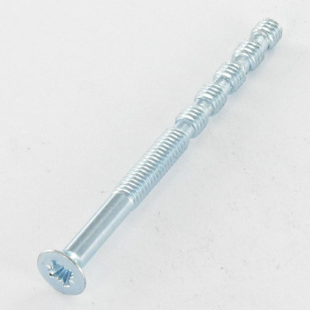 1 x Machine Screw Countersunk Head Pozi 2 M4X55 Thread Length: 25 Secable Zinc Plated