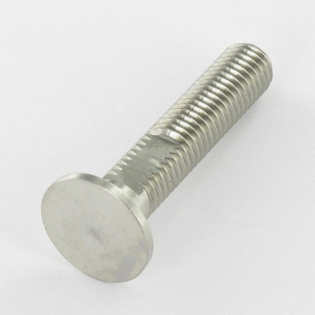 1 x Machine Screw Head Flat A/MEPLAT 20X50 Thread Length: 43 M10 Stainless Steel