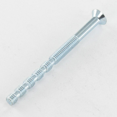 1 x Machine Screw Countersunk Head Pozi PZ2 M4X55 Thread Length: 25 Secable Zinc Plated