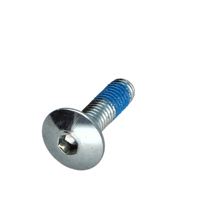 1 x Screw Mushroom M6X22 Hexagon Socket 4 Zinc Plated Patch Nylon