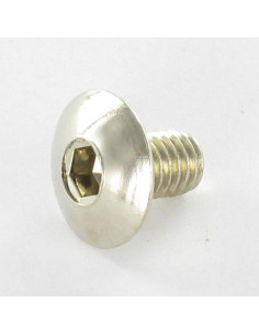 Screw Mushroom M6X25 Hexagon Socket 4 Nickel Plated