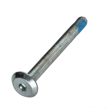 1 x Machine Screw flat Hexagon Socket 4 M6X60 Patch Nylon Zinc Plated