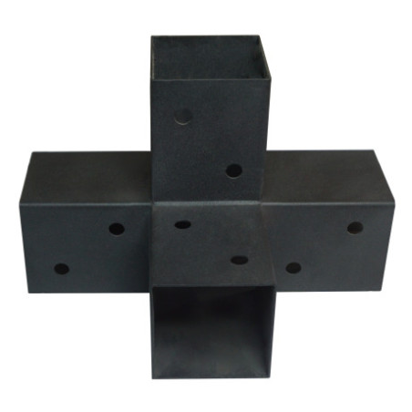 1 x Anchor Plate EXPRESS 4 Directions Black Zinc Plated 122X266X326