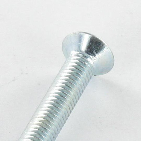 1 x Machine Screw Countersunk Head Pozi PZ3 M6X65 Zinc Plated