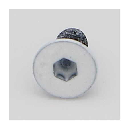 1 x Machine Screw Flat Head Hexagon Recess M3X6 Full Thread Class 10.9 Hexagon Socket 2 Steel LBL micro screw