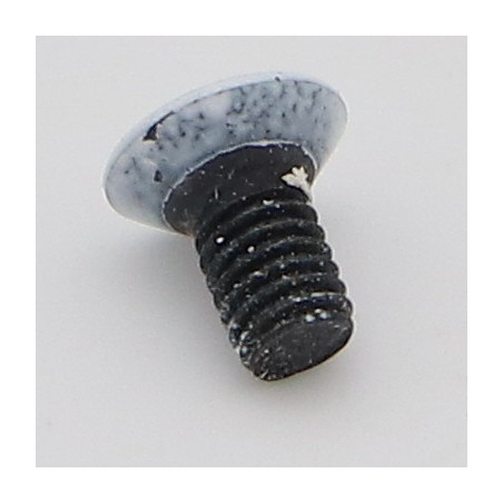 1 x Machine Screw Flat Head Hexagon Recess M3X6 Full Thread Class 10.9 Hexagon Socket 2 Steel LBL micro screw