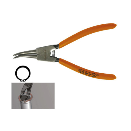 1 x Pliers Retaining Rings External ELBOW 45 degree Length 150