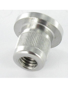 Nut Binder Flat Head Knurled M5X8.5 8X9 316L 2