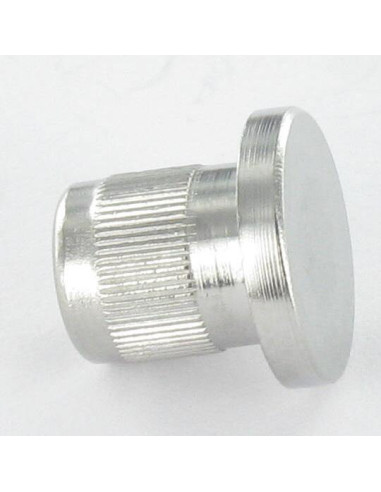 1 x Nut Binder Flat Head Knurled M5X8.5 8X9 316L