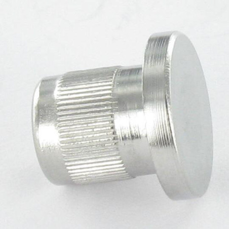 1 x Nut Binder Flat Head Knurled M5X8.5 8X9 316L