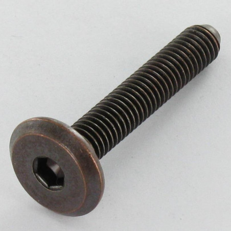 1 x Machine Screw flat Hexagon Socket 5 M8X30 Steel BRONZE