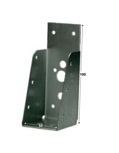 1 x Joist Hanger BEAM Without LIP Sendzimir 50X100