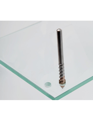1 x Drill Linch Pin GLASS Not TEMPERED 6X80