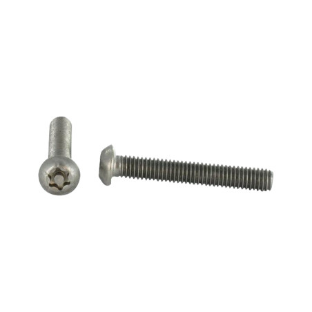 1 x Machine Screw Stainless Steel A2 Security Pan Head T25+TETON M5X12