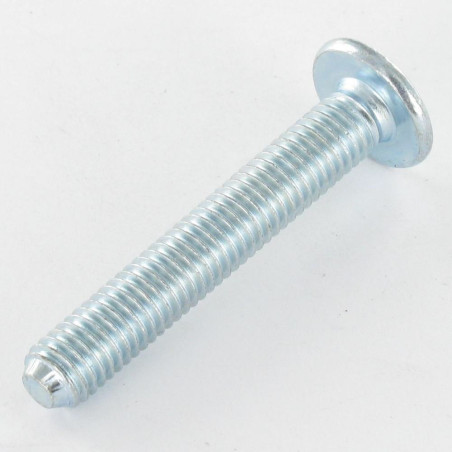 1 x Screw Mushroom M8X55 Hexagon Socket 5 Zinc Plated Pilot Point