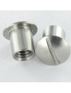 Nut Binder Pan Head Slotted 8X9 M6X8 Stainless Steel