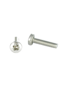 Machine Screw Stainless Steel A2 Large Pan Head Pozi 3 M6X8