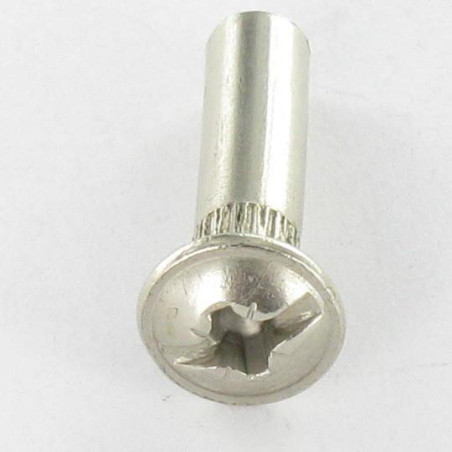 1 x Nut Binder Pozi And Slotted M4X15 5X20 Nickel Plated