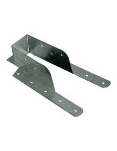 Joist hanger with foldable flange Sendzimir 63X155