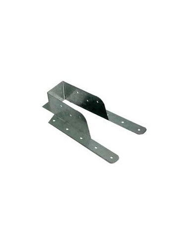 1 x Joist hanger with foldable flange Sendzimir...